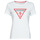 Clothing Women short-sleeved t-shirts Guess SS CN ORIGINAL TEE White