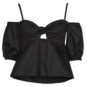 material Women Blouses Guess SS ONORIA TOP Black