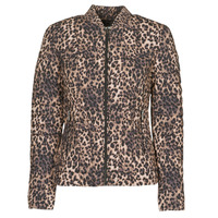 material Women Duffel coats Guess VERA JACKET Leopard