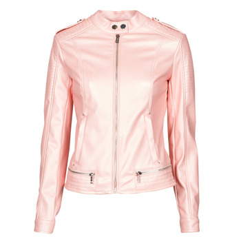 material Women Leather jackets / Imitation le Guess NEW TAMMY JACKET Pink