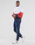 Clothing Men Blouses Tommy Jeans TJM LIGHTWEIGHT POPOVER JACKET White / Red / Marine