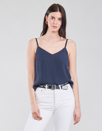 Clothing Women Blouses Tommy Jeans TJW CAMI TOP Marine