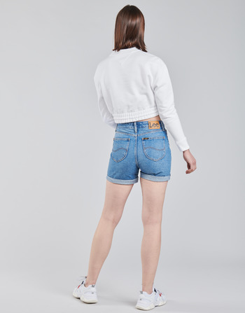 Tommy Jeans TJW SUPER CROPPED BADGE CREW White