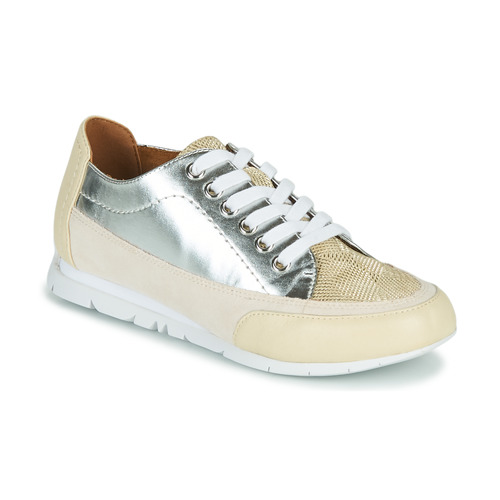 Shoes Women Low top trainers Karston CAMINO Beige / Silver