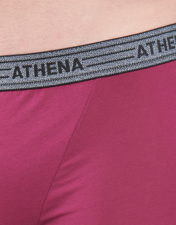 Athena BASIC COTON  X4 Grey / Bordeaux / Blue / Black