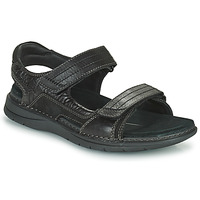 Shoes Men Sports sandals Clarks NATURE TREK Black