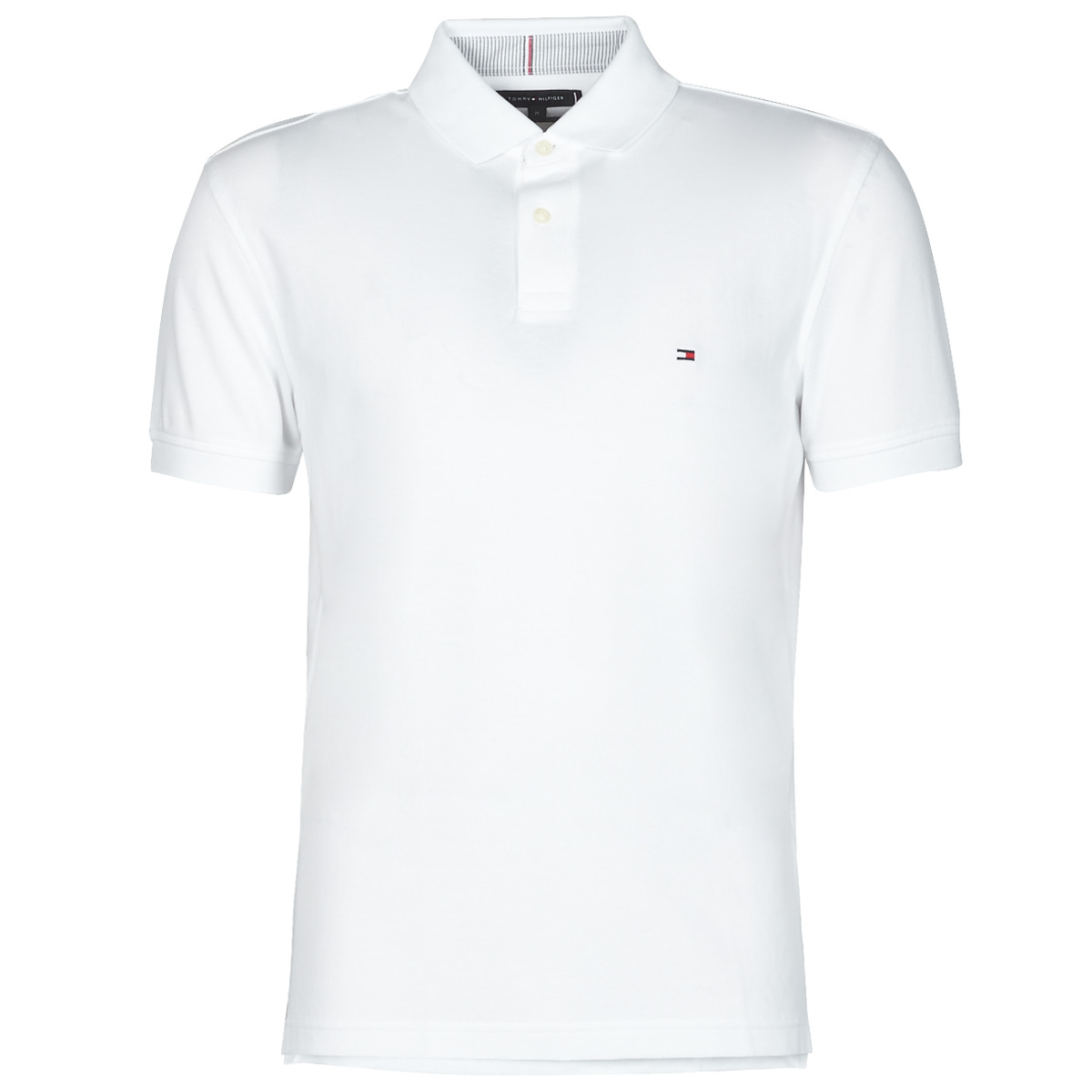 NET Tommy shirts Men - Clothing short-sleeved REGULAR Hilfiger Spartoo delivery 1985 White - ! | POLO polo Free