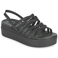 Shoes Women Sandals Crocs CROCS BROOKLYN STRAPPY LOWWDGW Black