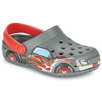 Shoes Boy Clogs Crocs FLTRUCKBANDCLOG K Grey / Red