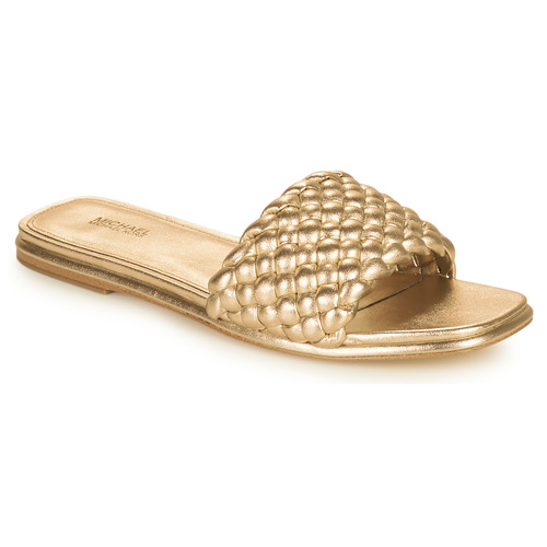 Shoes Women Mules MICHAEL Michael Kors AMELIA FLAT SANDAL Gold