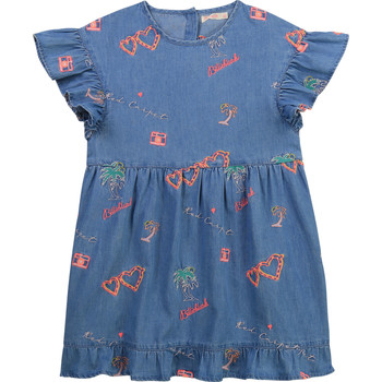 Clothing Girl Short Dresses Billieblush U12640-Z10 Blue