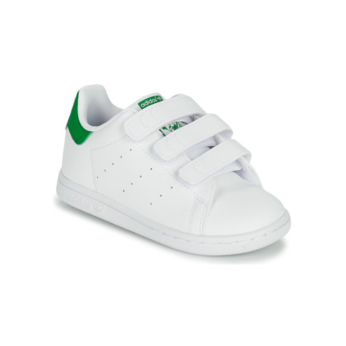 Shoes Children Low top trainers adidas Originals STAN SMITH CF I SUSTAINABLE White / Green