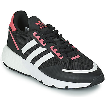 Shoes Women Low top trainers adidas Originals ZX 1K BOOST W Black / Pink