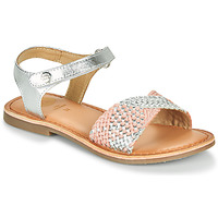 Shoes Girl Sandals Gioseppo QUINCY Silver / Pink