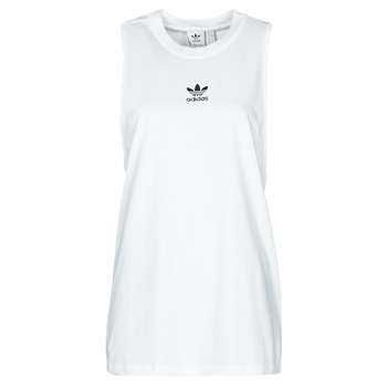 material Women Tops / Sleeveless T-shirts adidas Originals TANK White