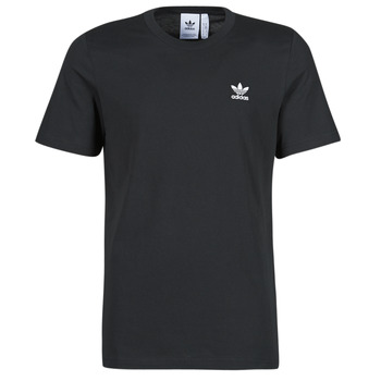 material short-sleeved t-shirts adidas Originals ESSENTIAL TEE Black