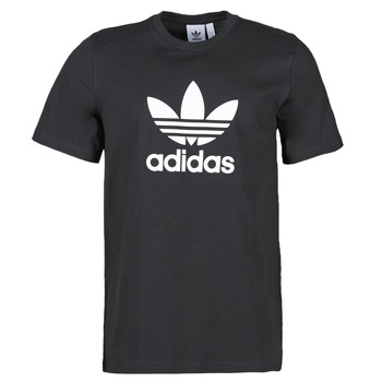Clothing Men short-sleeved t-shirts adidas Originals TREFOIL T-SHIRT Black