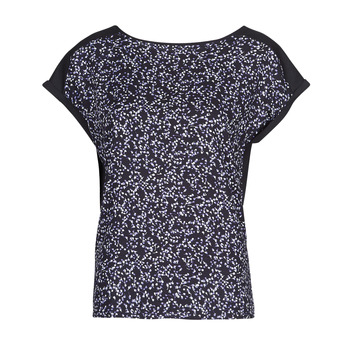 material Women short-sleeved t-shirts Esprit MODAL PRINT Blue