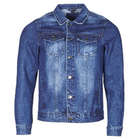 material Men Denim jackets Yurban OPSI Blue / Medium