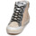 Shoes Women High top trainers Meline NK1384 Beige / Zebra