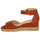 Shoes Women Sandals Sweet ETUVESS Bordeaux / Gold