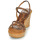 Shoes Women Sandals Unisa RENERA Brown / Python