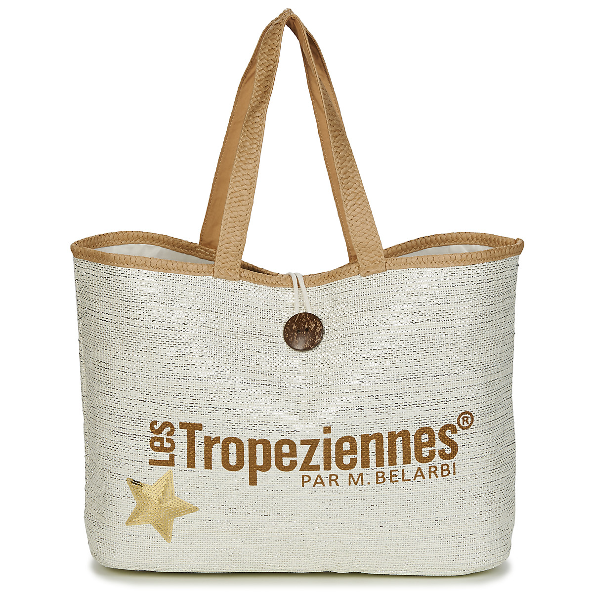 Bags Women Shopper bags Les Tropéziennes par M Belarbi PANAMA Beige