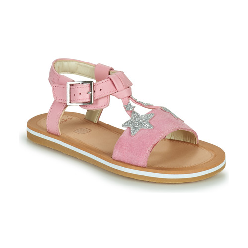 Shoes Girl Sandals Clarks FINCH SUMMER K Pink