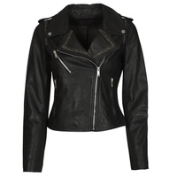 Clothing Women Leather jackets / Imitation le Ikks BQ48045-02 Black