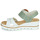 Shoes Women Sandals Rieker SOLLA Green / White
