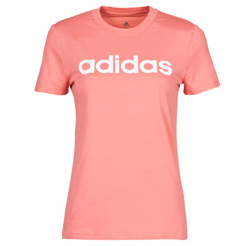 material Women short-sleeved t-shirts adidas Performance W LIN T Pink