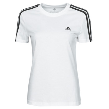 material Women short-sleeved t-shirts adidas Performance W 3S T White