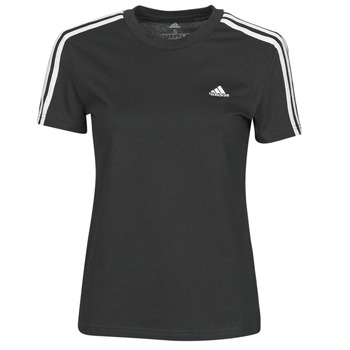 material Women short-sleeved t-shirts adidas Performance W 3S T Black