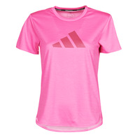 material Women short-sleeved t-shirts adidas Performance BOS LOGO TEE Pink
