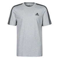 material Men short-sleeved t-shirts adidas Performance M 3S SJ T Grey