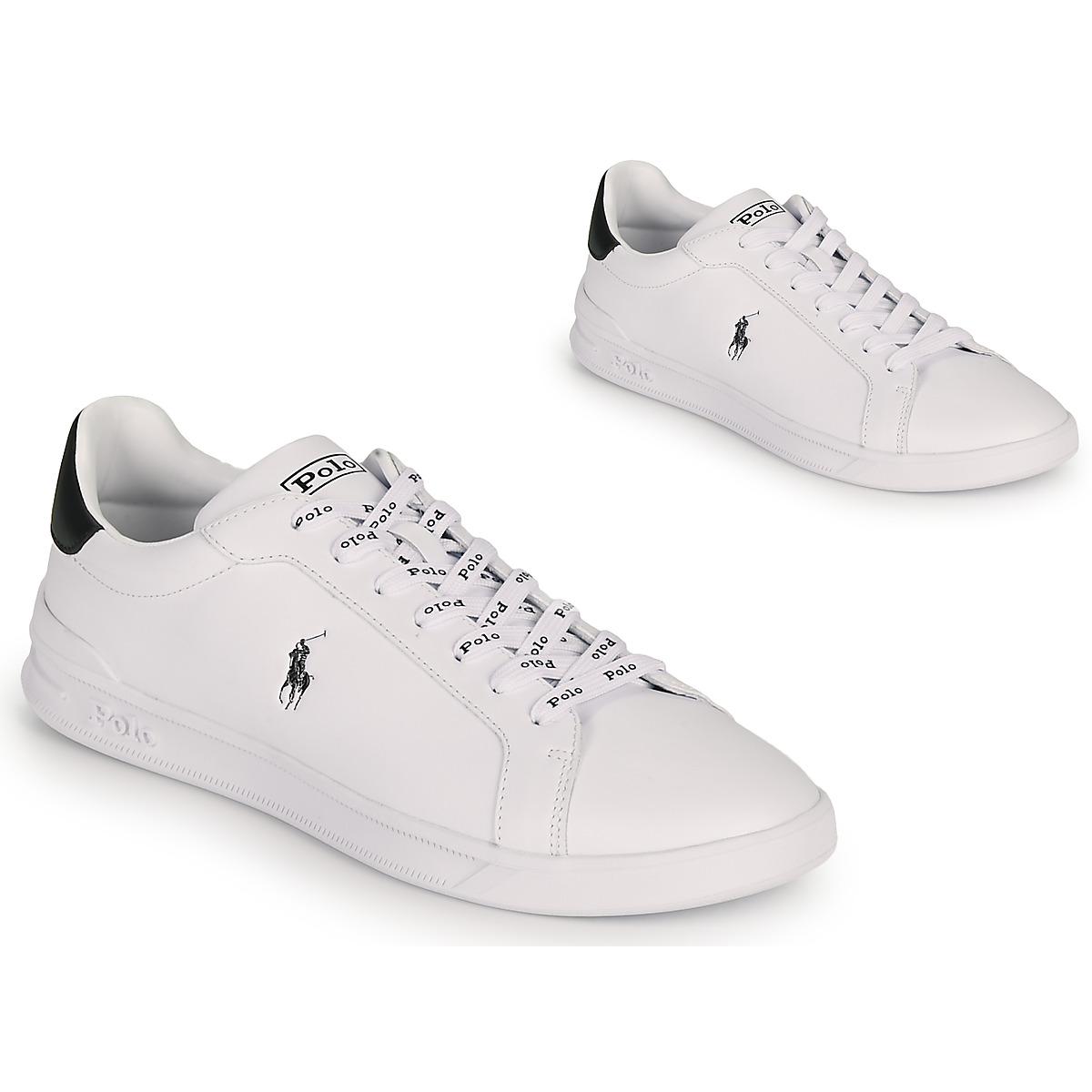 lille blæk katalog Polo Ralph Lauren HRT CT II-SNEAKERS-ATHLETIC SHOE White / Black - Free  delivery | Spartoo NET ! - Shoes Low top trainers USD/$129.00