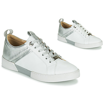 Shoes Women Low top trainers JB Martin GELATO White / Silver