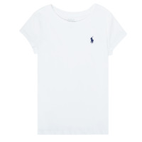 Clothing Girl short-sleeved t-shirts Polo Ralph Lauren NOUVAL White