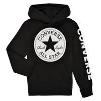 material Boy sweaters Converse SIGNATURE CHUCK PATCH HOODIE Black