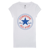 material Girl short-sleeved t-shirts Converse TIMELESS CHUCK PATCH TEE White