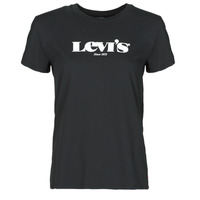 Clothing Women short-sleeved t-shirts Levi's THE PERFECT TEE Black