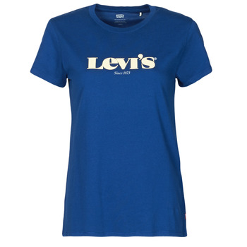 material Women short-sleeved t-shirts Levi's THE PERFECT TEE Blue