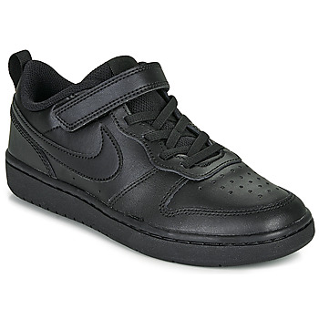 Shoes Children Low top trainers Nike COURT BOROUGH LOW 2 PS Black