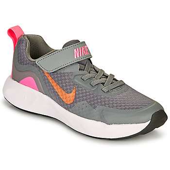 Shoes Girl Multisport shoes Nike WEARALLDAY PS Grey / Pink