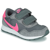 Shoes Girl Low top trainers Nike MD VALIANT PS Grey / Pink