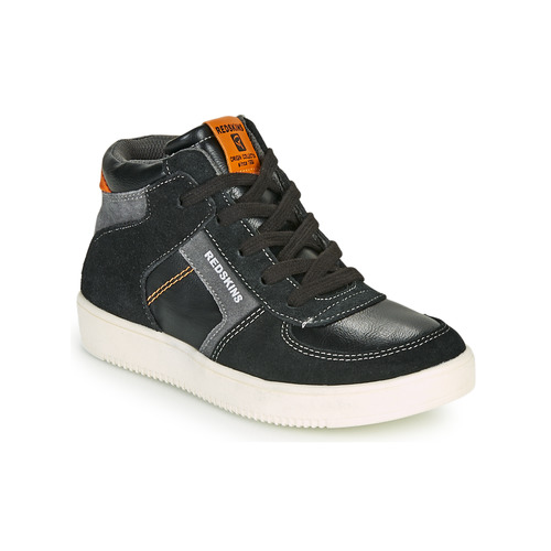 Shoes Boy High top trainers Redskins LAVAL KID Black / Anthracite
