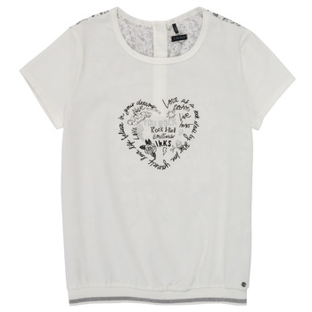 Clothing Girl short-sleeved t-shirts Ikks XS10242-19-C White