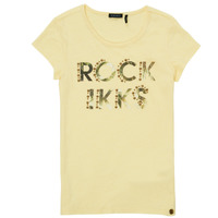 Clothing Girl short-sleeved t-shirts Ikks XS10182-73-C Yellow