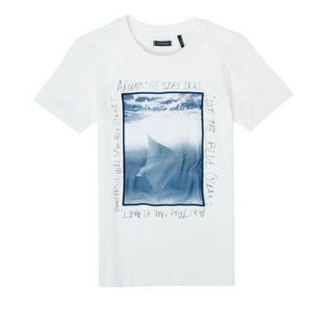 material Boy short-sleeved t-shirts Ikks XS10033-19-C White