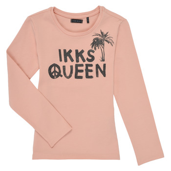 Clothing Girl Long sleeved shirts Ikks XS10092-32-J Pink